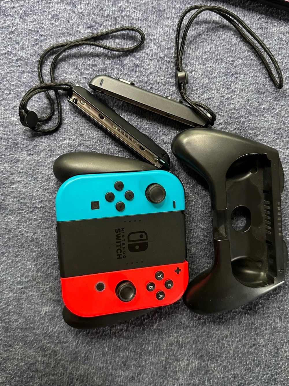 Nintendo Switch Bundle - 3 Games, 256GB SD, Ergonomic Grip & Case